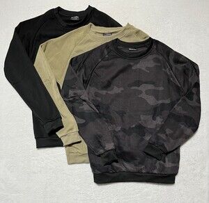 Real Essentials 3 Pack Sweatshirts Boy’s XL Fleece Crew Neck Long Sleeve NWT